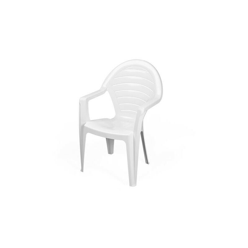 

Sillón FARO, monoblock, apilable, blanco