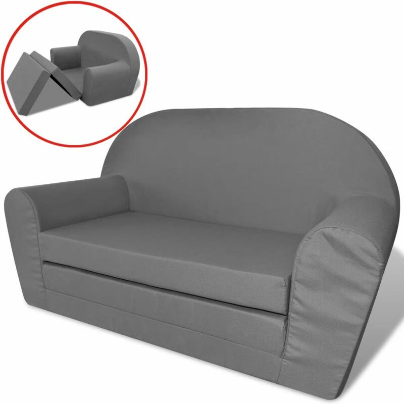 

Sillon Flip-Out para ninos gris