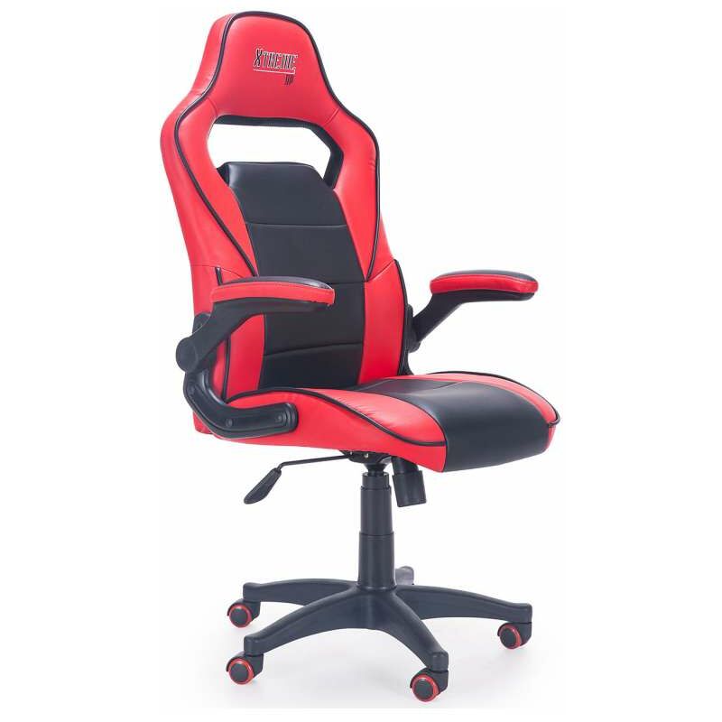 

Adec - Sillon gamer Sport de oficina, despacho o estudio en símil Piel y varios colores 115-125 cm(alto)70 cm(ancho)70 cm(largo) Color negro - azul