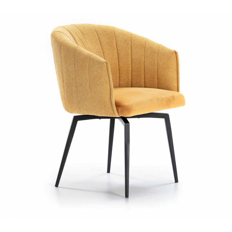 

Sillon Giratorio Carina Amarillo 1P/Caja