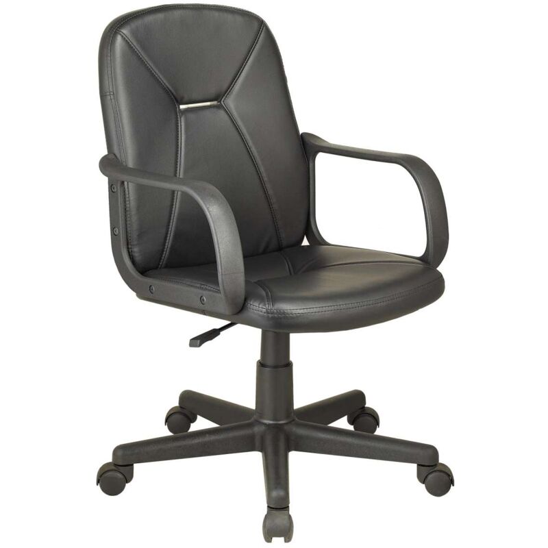 

Sillon giratorio Genesis en simil piel o tejido en varios colores a elegir 100-110 cm(alto)62 cm(ancho)62 cm(largo) Color NEGRO