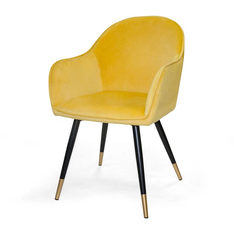 

Lúzete - Sillón Grayson Terciopelo Mostaza