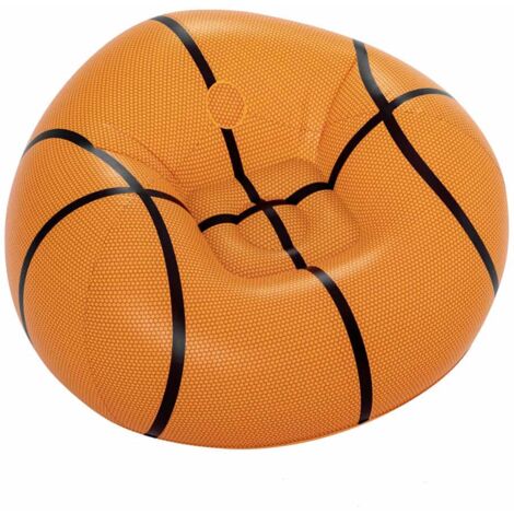 Sillón Hinchable Bestway Baloncesto 114 x 112 x 66 cm Naranja
