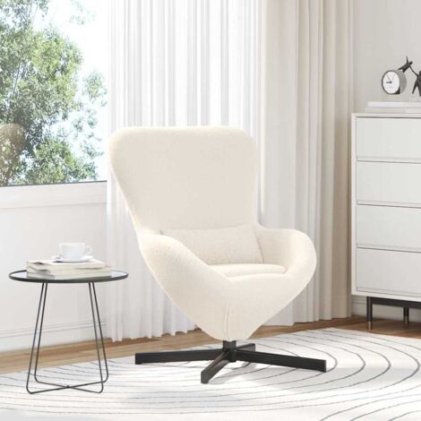 Sillón huevo Crema 63 x 73 x 90 cm