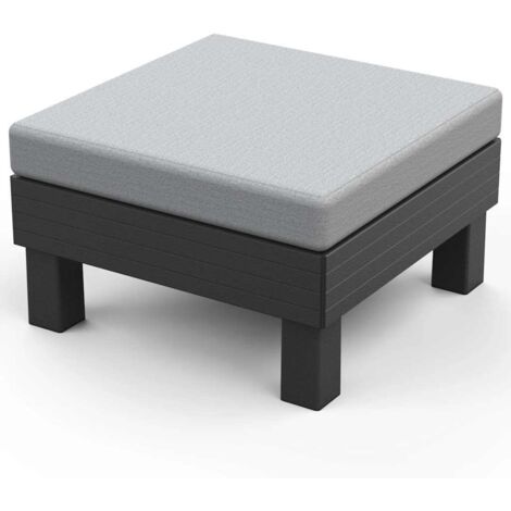 Sillón individual Garden Elements Graphite con cojín gris claro Keter