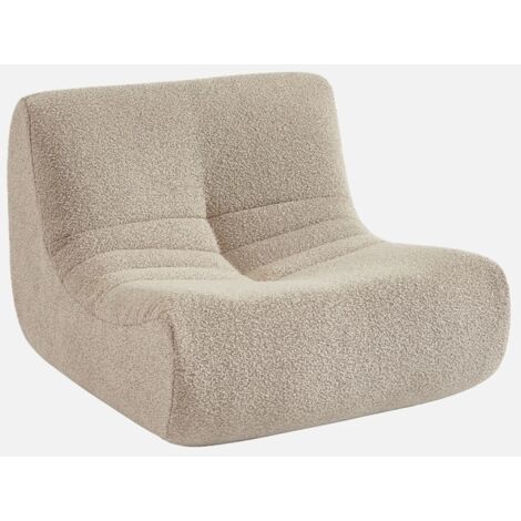 Sillón infantil de una plaza con tejido borreguito texturizado, 1 plaza