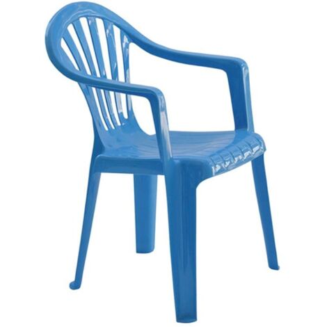 SILLON INFANTIL RESINA AZUL