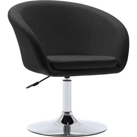 Sillón lounge salón comedor oficina negro FAL09015
