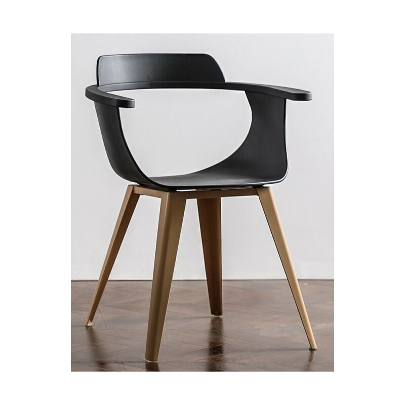 

Sillón MARLON, metal, polipropileno negro