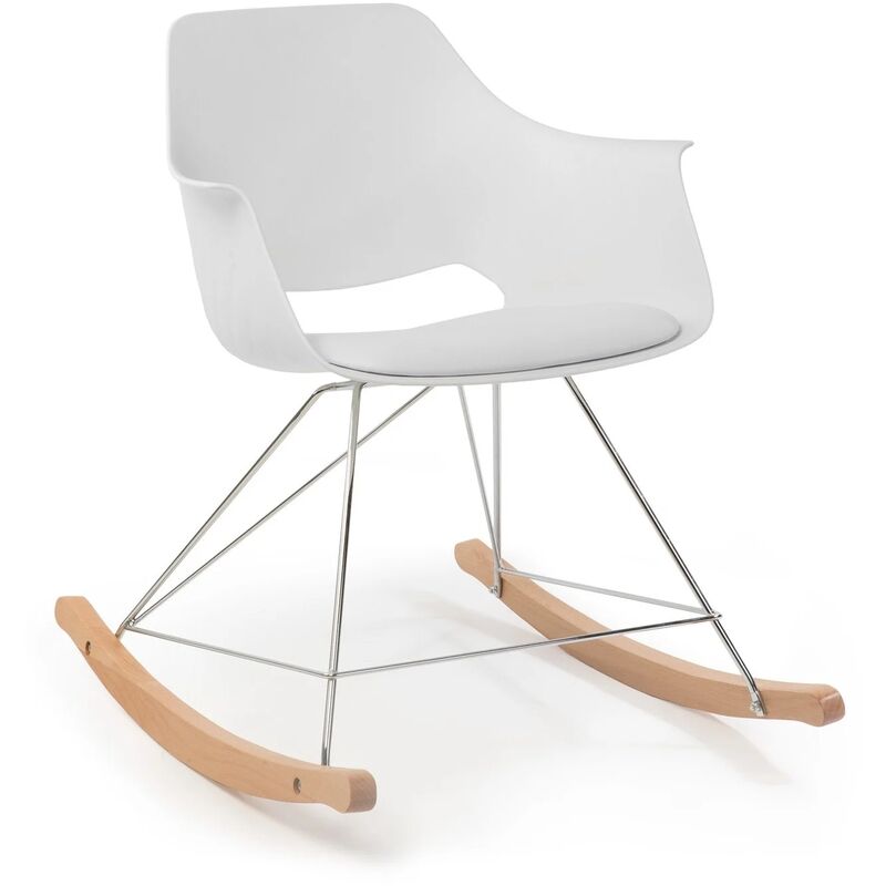 

Lúzete - Sillón Mecedora Gustav Blanca