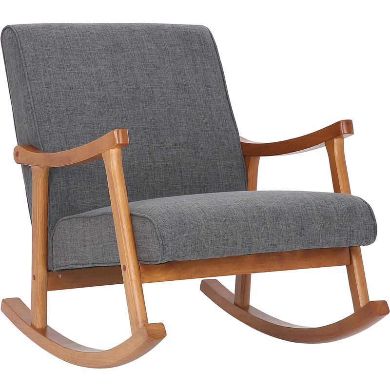 

CLP - Sillón Mecedora Morelia Nogal/gris claro