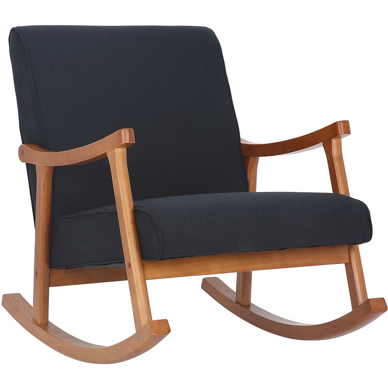 

CLP - Sillón Mecedora Morelia Nogal/negro
