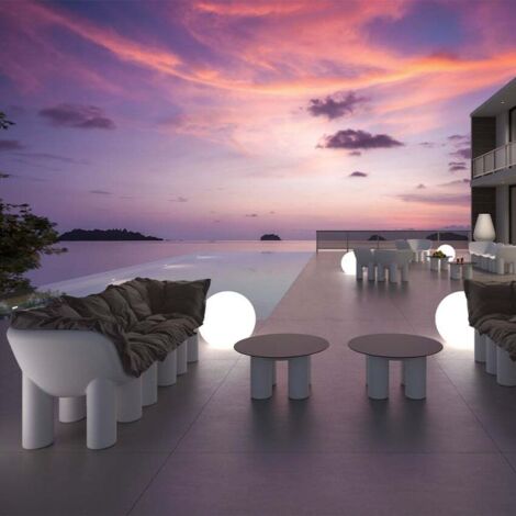 Sillón modular diseño moderno bares discotecas interior exterior Atene P1 - Beige