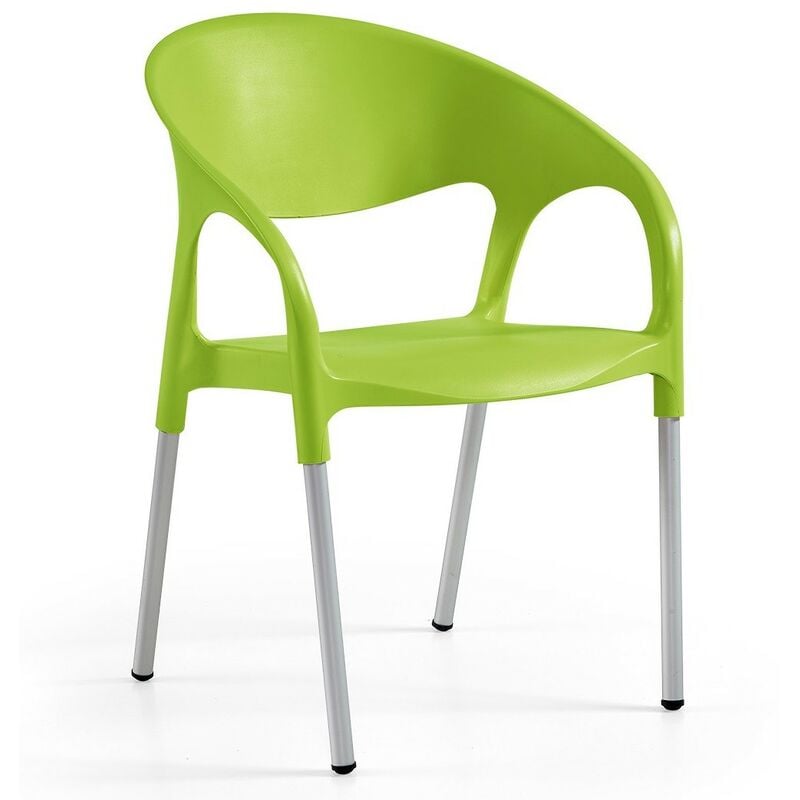 

Sillón MOON, aluminio, polipropileno lima