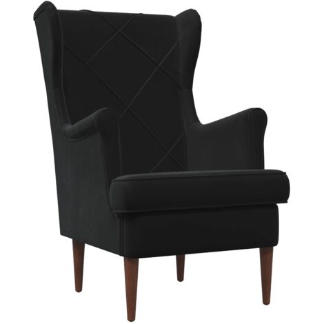 sillón Negro Terciopelo