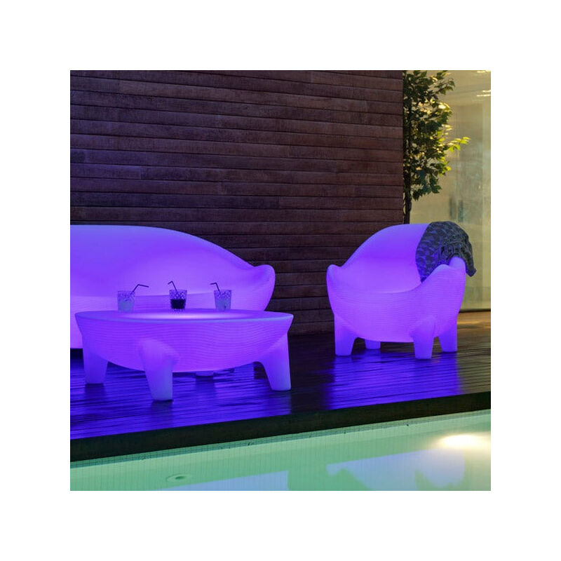 

Sillón para exterior con luz solar+bateria recargable (uso exterior e interior) - Moovere
