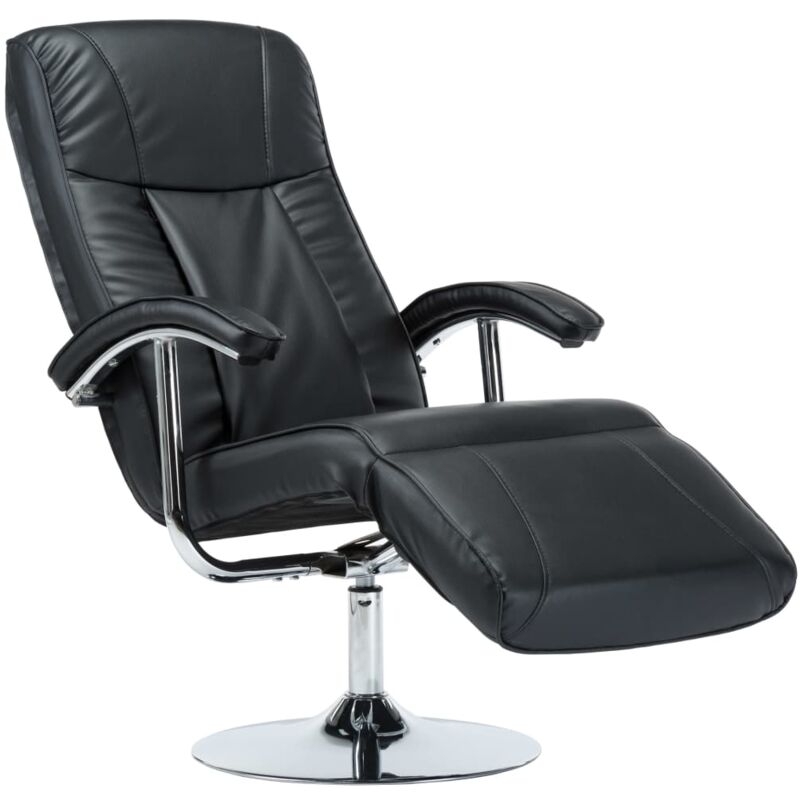 

Sillón para la Televisión de Cuero Sintético Negro - Negro - Vidaxl