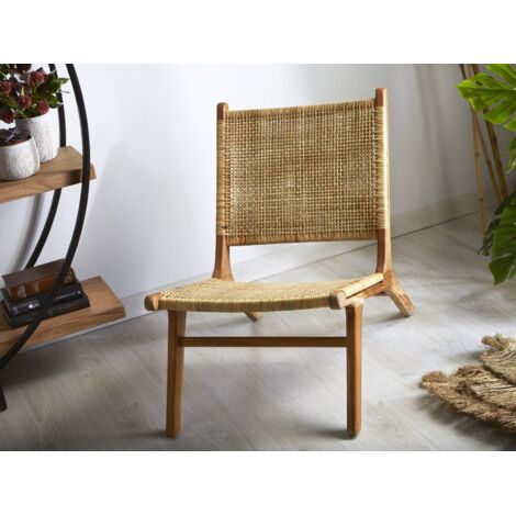 Sillon Pistol Teka/Rattan 55X80X75 Cms