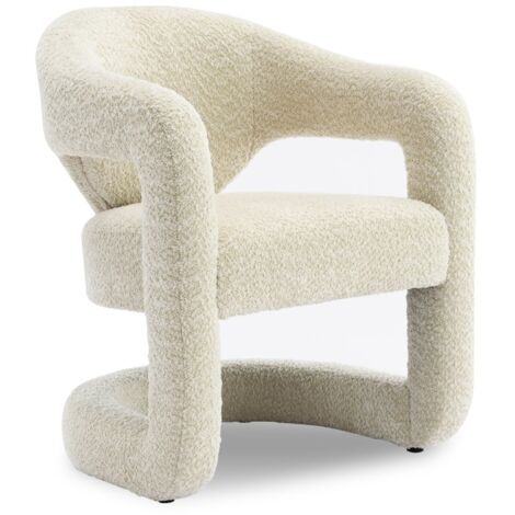 Sillon Poliester 66X65X79 Boucle Crudo