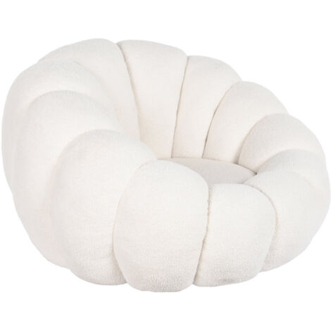 Sillon Poliester 98X97X62 Giratorio Borreguito