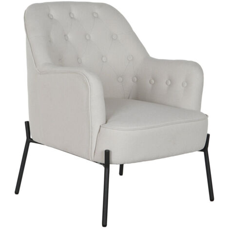 Sillon Poliester Metal 65X73X79,5 Beige