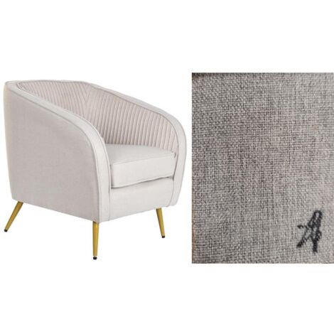 Sillon Poliester Metal 70X68X73 Gris