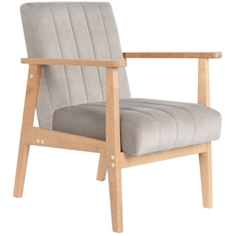Sillon Poliester Pino 63X68X81 Gris