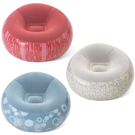 Sillón puf inflable azul Bestway 75052