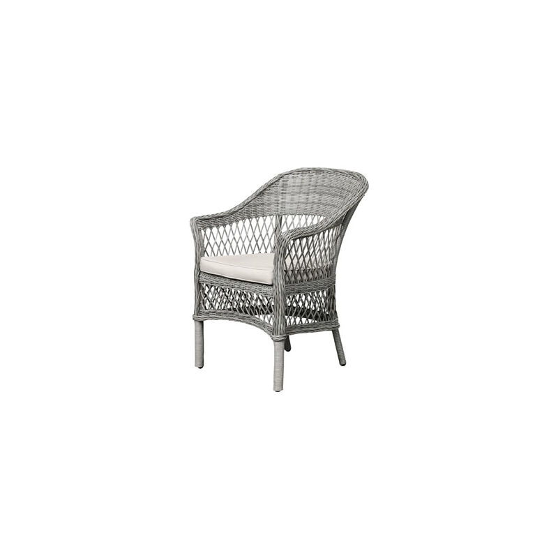 

Sillón Ratán Apilable con Cojín 49214