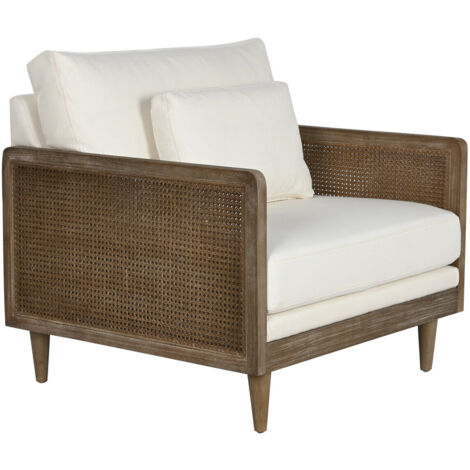 Sillon Ratan Poliester 93X86X88 Marron
