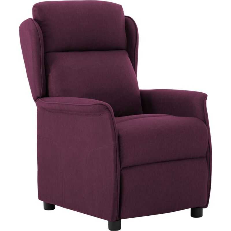 

Sillón Reclinable de Tela Morado - Púrpura - Vidaxl