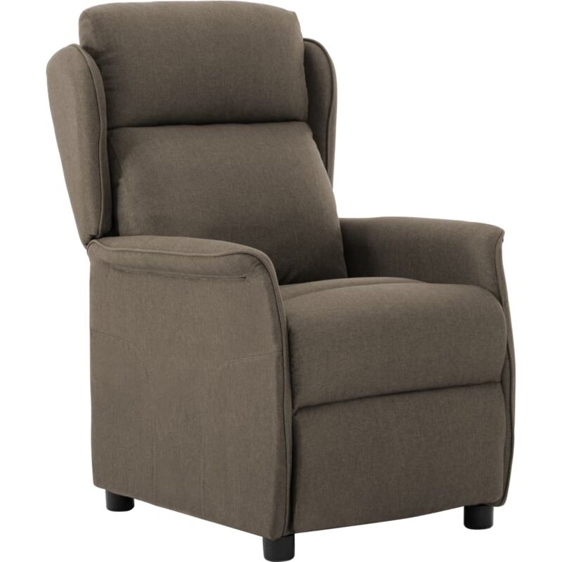 

Sillón Reclinable de Tela Gris Taupe - Gris Topo - Vidaxl