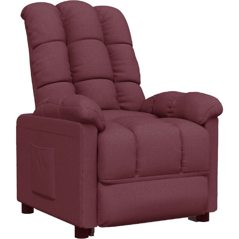 

Sillón Reclinable de Tela Morado - Púrpura - Vidaxl