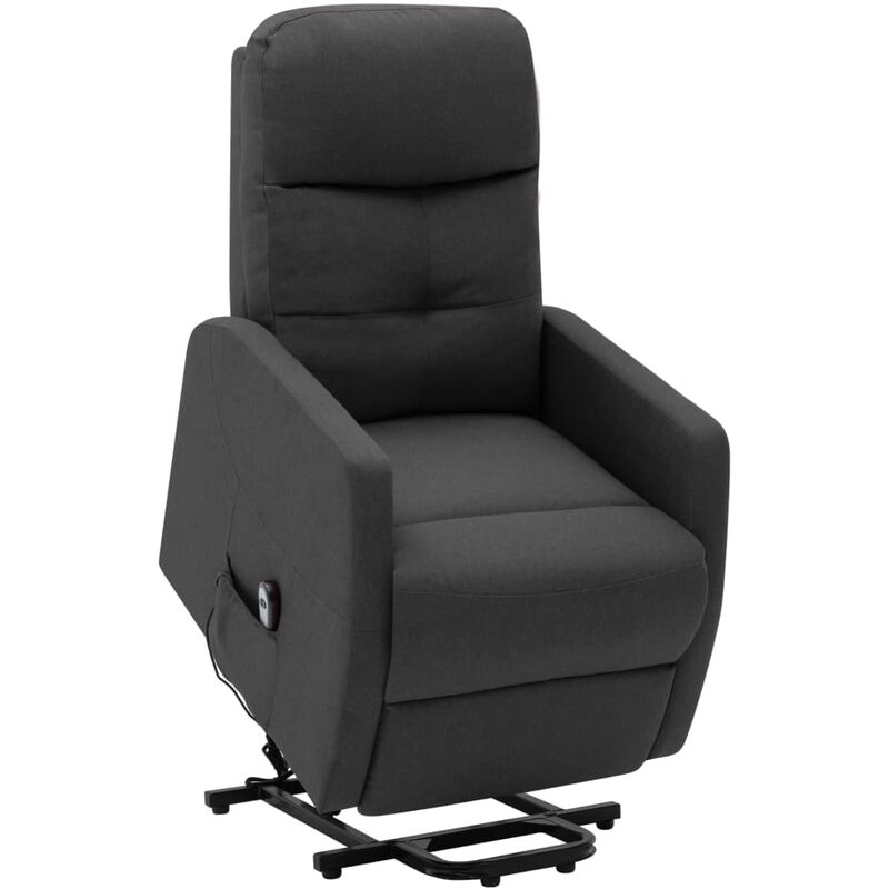 

Sillón reclinable de tela gris oscuro