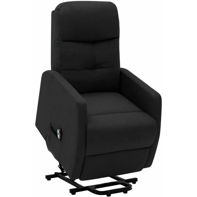 

Sillón Reclinable de Tela Negro - Negro - Vidaxl