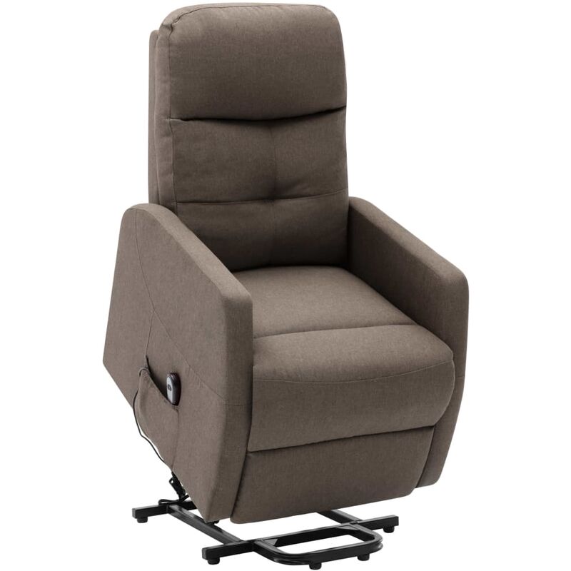 

Sillón Reclinable de Tela Gris Taupe - Gris Topo - Vidaxl