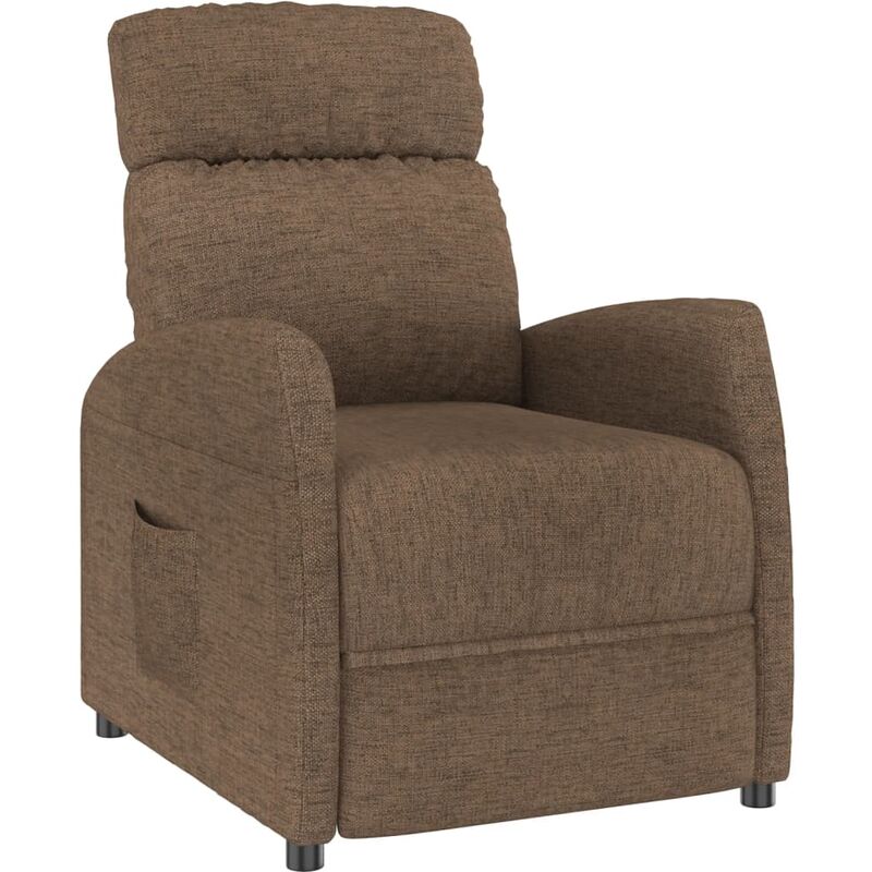 

Sillón Reclinable de Tela Marrón - Marrón - Vidaxl