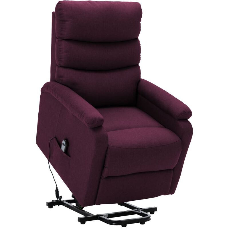 

Sillón reclinable de tela morado