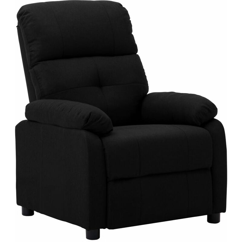 

Sillón reclinable de tela negro