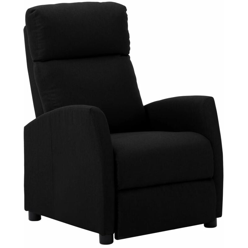

Sillón reclinable de tela negro