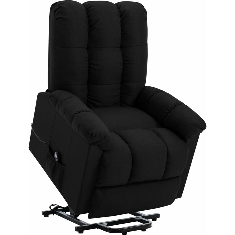 

Sillón reclinable de tela negro