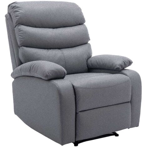 Sillon Reclinable Manual Miami 1 Plaza Gris