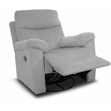 Sillon Reclinable Manual Texas 1 Plaza Gris