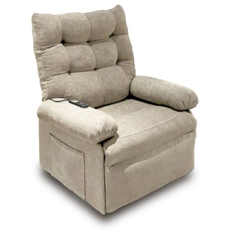 Sillón Relax Cosmo Lift Beige Arena 82cm (ancho) x 102cm (alto)