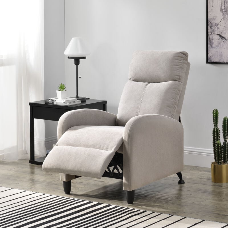 

Sillón Relax Elegante - Butaca Reclinable - 102x60x92 cm - Asiento cómodo - Poliéster - Marrón
