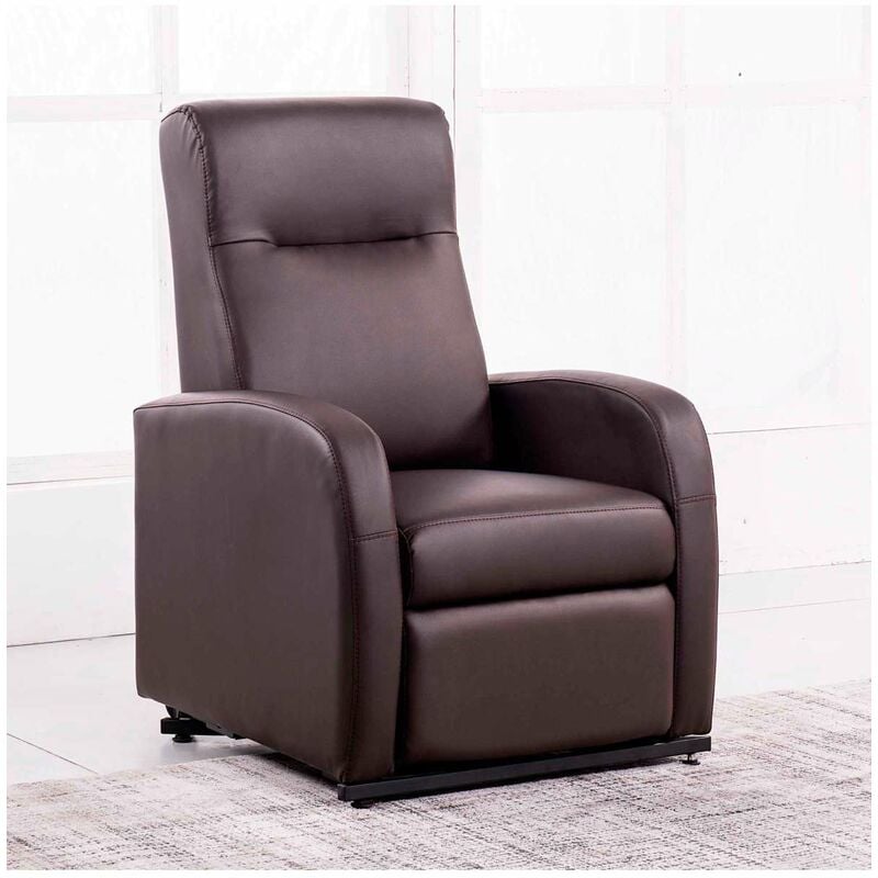 

Sillon relax Trade orejero elevador tres colores a elegir 70 cm (ancho) 77 cm(fondo) Color SIMIL PIEL CHOCOLATE