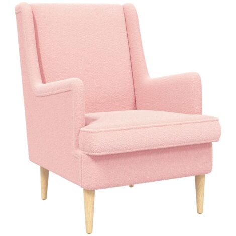 sillón Rosa Tela de Oveja