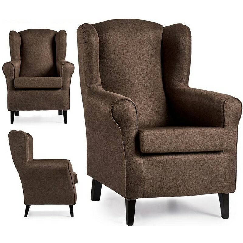 

Sillón Sade Marrón Poliéster (65 x 101 x 75 cm)