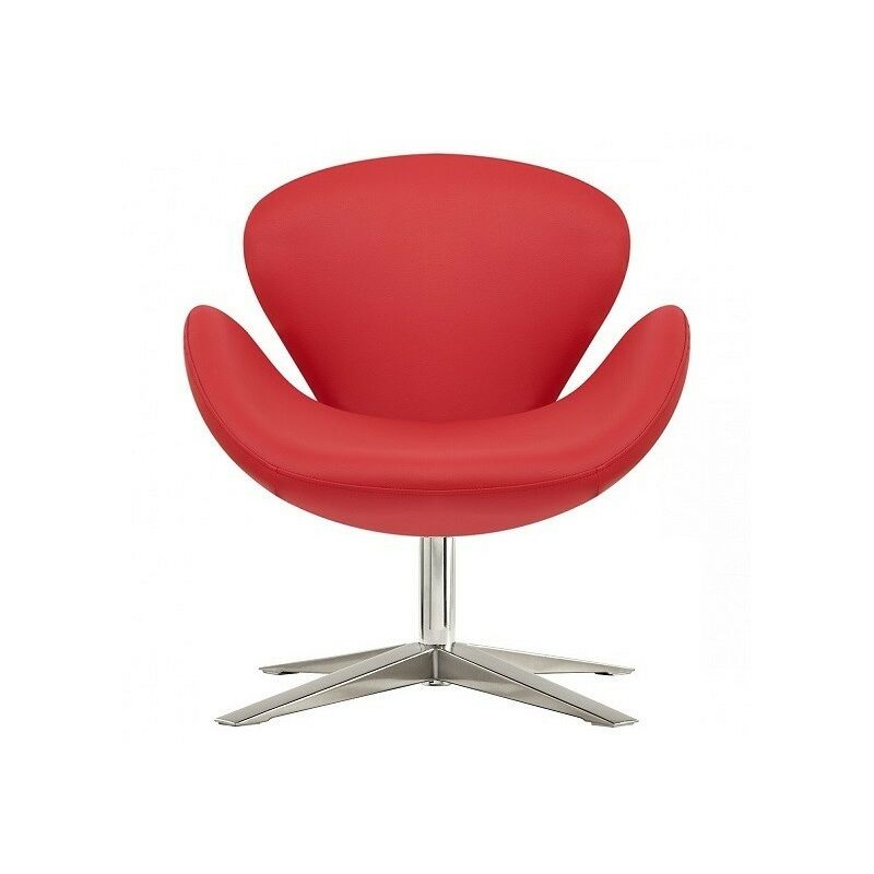 

Sillón SW 30, tapizado similpiel roja