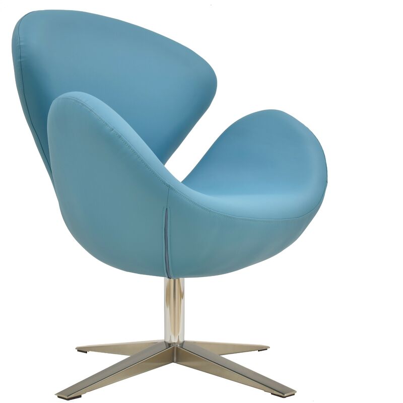 

Sillón SW 30, tapizado similpiel turquesa